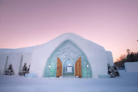 Quebec: Biglietto d&#039;ingresso all&#039;Hotel del Ghiaccio con trasportoQuebec: biglietto d&#039;ingresso all&#039;Ice Hotel con trasporto