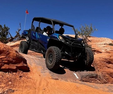 Moab: U-Drive UTV Sunset Guided Adventure on Hell's Revenge