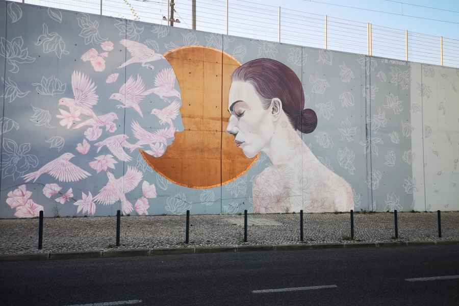 Lissabon Straßenkunst-Tour per Tuk-Tuk