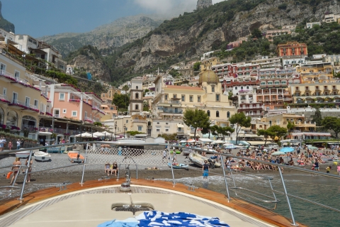 De Sorrente : excursion en bateau premium sur la côte amalfitaineSorrente : visite premium de Positano et Amalfi