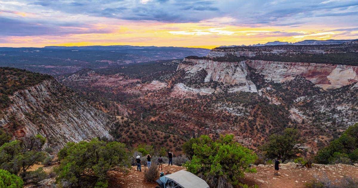 East Zion tour in jeep offroad di Cliffs Sunset e Backcountry