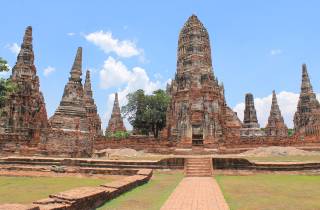Ab Bangkok: Ganztagesausflug nach Ayutthaya mit Kreuzfahrt und Mittagessen