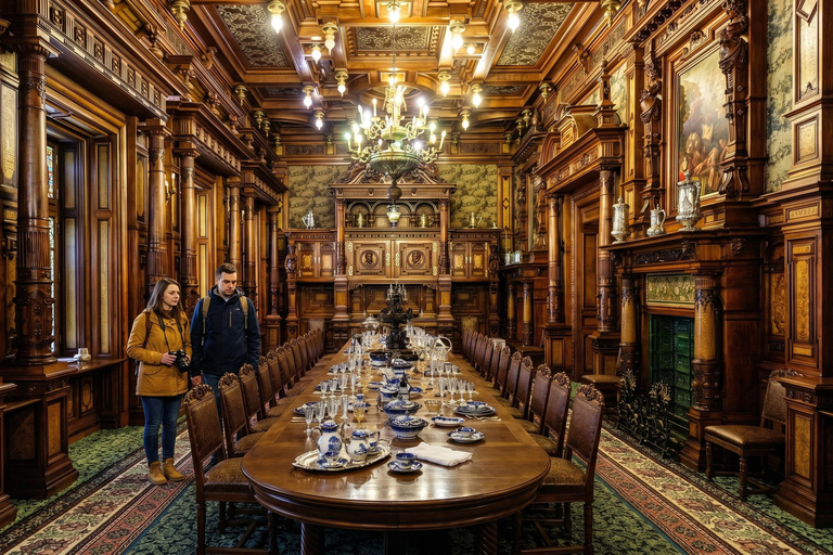 Dracula Castle, Peles Castle and Brașov Day Trip Bucharest COACH TOUR Audio guide in 24 languages