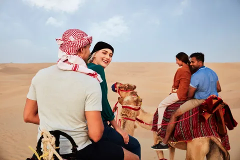 Dubai: Abendliches Kamel Trekking & Abendessen in der Al Marmoom Oase