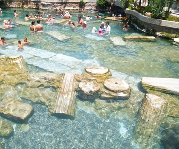 Au départ d'Izmir : Visite guidée de Pamukkale avec déjeuner
