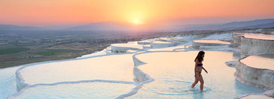 Depuis Izmir : visite guidée de Pamukkale avec déjeuner