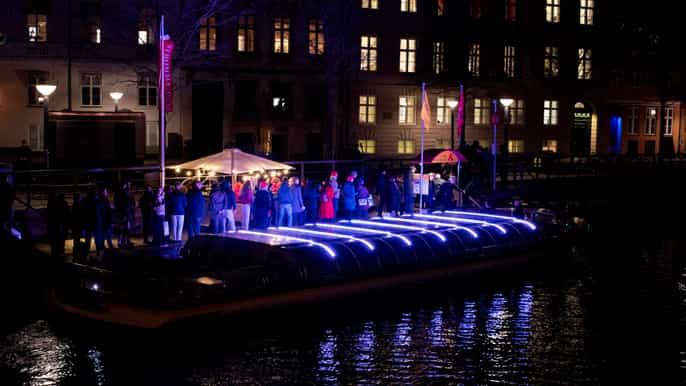 Copenhagen: Boat Tour of February's Light Festival