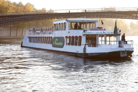 Parijs: cruise over de rivier de Seine bij zonsondergang