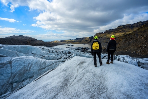 Depuis Reykjavik : excursion d'une journée sur la côte sud et randonnée glaciaire