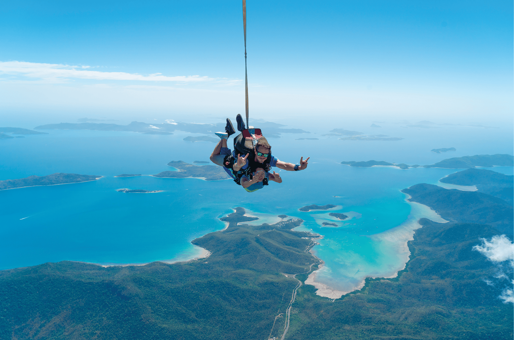 Airlie Beach: Tandem-Fallschirmsprung über den Whitsundays