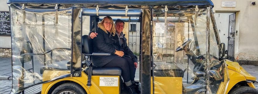 Cracovie : Kazimierz et l'usine de Schindler en voiturette de golf