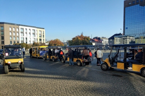 Cracovie : visite en voiturette de golf de l'usine Kazimierz & SchindlerKazimierz en voiturette de golf et visite de l'usine de Schindler
