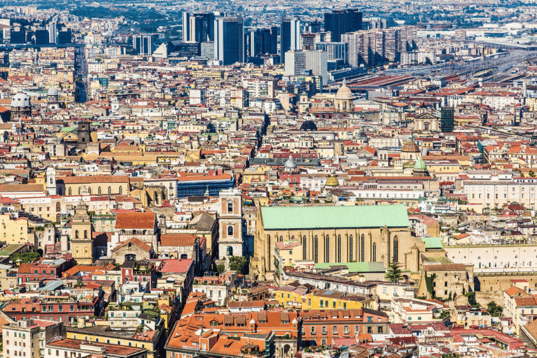 Van Rome: Taste of Naples Tour met ondergrondse grotten