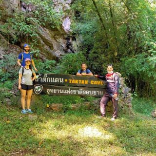 Chiang Mai: Takkatan Caves, Biking, & Hike with Picnic Lunch
