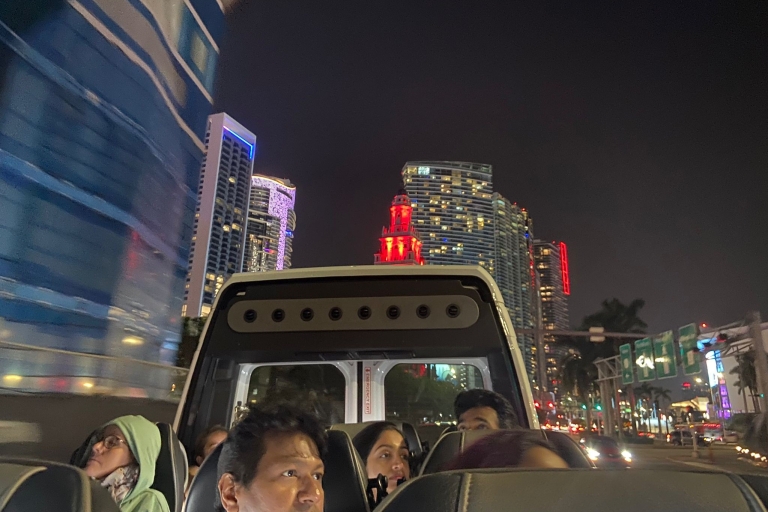 Miami: 2-Hour Guided Panoramic City Tour by Night Group Tour in English