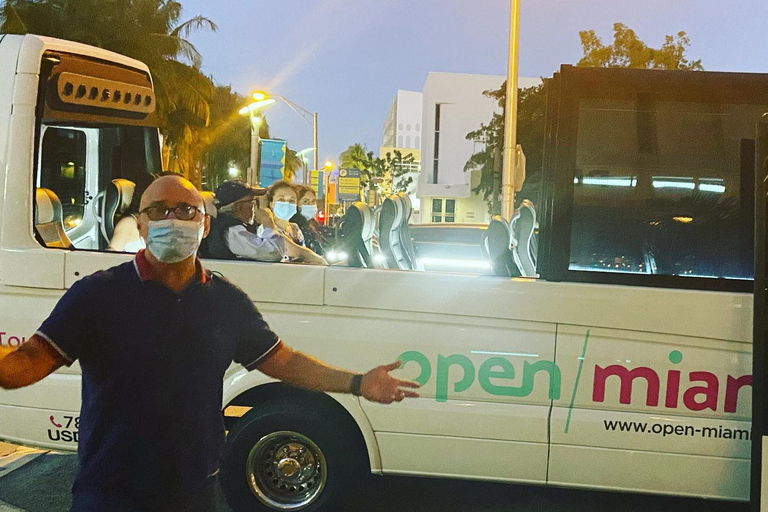 Miami: Passeio panorâmico noturno de 2 horas com guia pela cidadetour privado