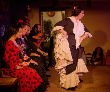 Madrid: Flamenco Show La Quimera with Drinks & Dinner Option