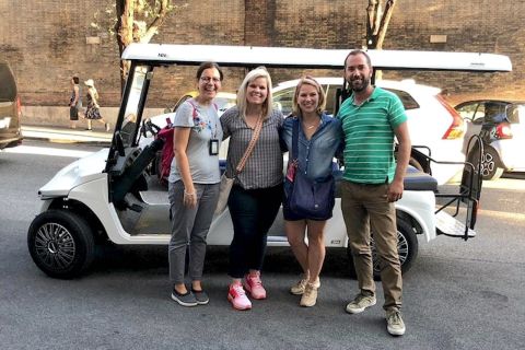 Rome : visite de la ville en voiturette de golf avec gelato