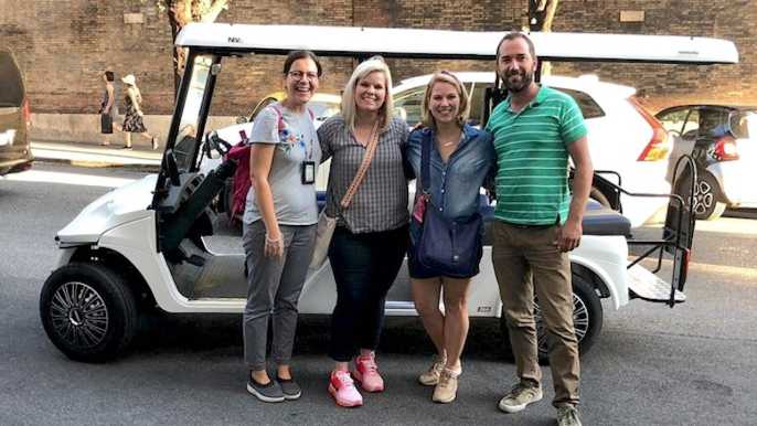 Roma: City Tour en carrito de golf con helado