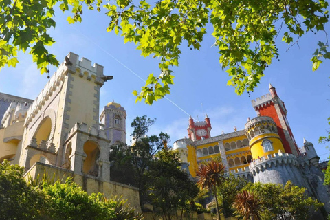 Da Lisbona: Tour del Palazzo Pena, Regaleira, Sintra e CascaisPunto di incontro a Lisbona