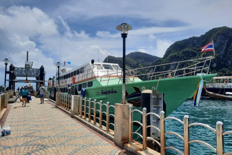 Krabi: Fährtransfer nach/von Koh Phi Phi mit Van TransferKoh Phi Phi zum Passagierhafen von Krabi ohne Hotelabgabe