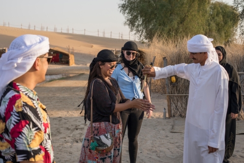 From Dubai: Camel Ride in Al Marmoom with Bedouin Breakfast Tour with Private Transfer