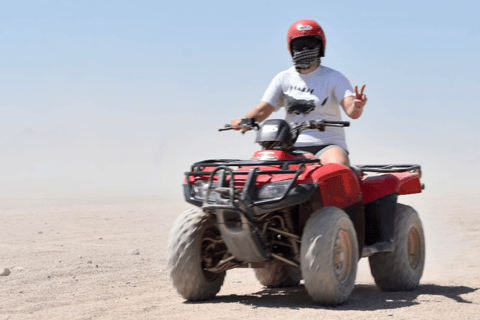Hurghada: Desert Quad Bike, ATV with BBQ and TransferSunset BBQ: Desert Quad Bike, ATV with BBQ &amp; Transfer