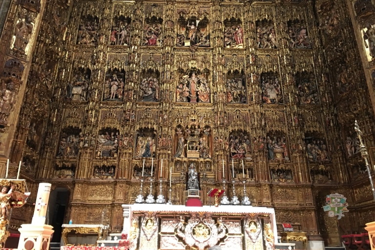 Séville : visite guidée cathédrale, Giralda et Alcázar royalVisite en espagnol - Alcázar, cathédrale et Giralda