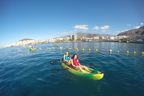 Los Cristianos: Kayak and Snorkel with Turtles and Photos