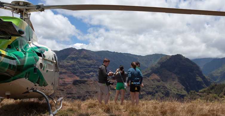 Kauai Waimea Canyon Jurassic Falls & More Helicopter Tour GetYourGuide