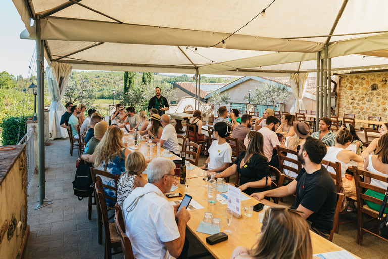 Florencja: wycieczka po winnicach Chianti z degustacją potraw i winaWycieczka grupowa w języku angielskim