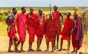 From Moshi: Maasai Village and Hot-springs with Lunch