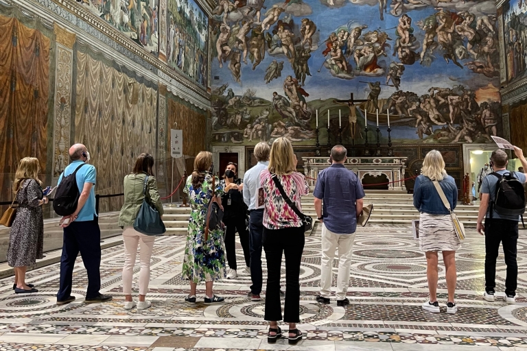 Rome : visite de la chapelle Sixtine et du Vatican avec accès préalable à l'ouverture