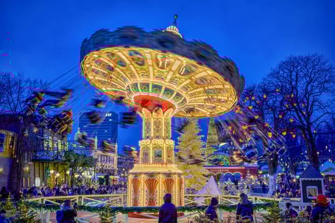 Copenhague: Combo Clásico Jardines de Tívoli y Atracciones Ilimitadas