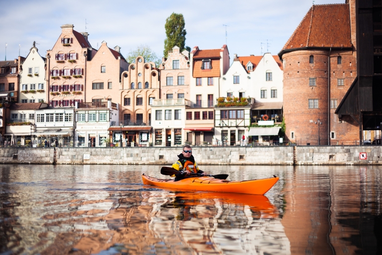 Gdansk: tour de kayak de invierno con té caliente