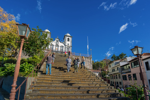 Funchal: Jardim Monte Tropical e passeio de tobogã de Tuk Tuk