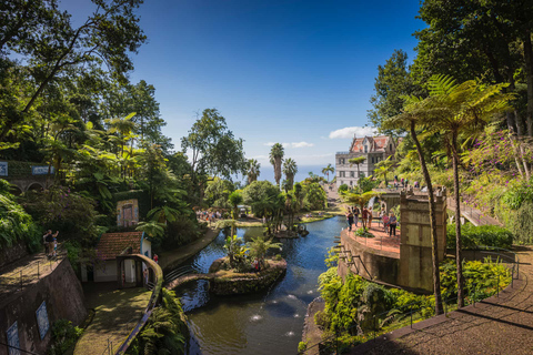 Funchal: Jardim Monte Tropical e passeio de tobogã de Tuk Tuk