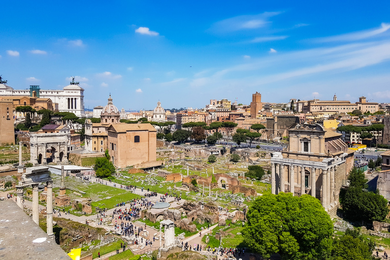 Rome: Colosseum, Roman Forum & Palatine Hill Tour Colosseum, Forum, and Palatine Hill Guided Tour in Italian