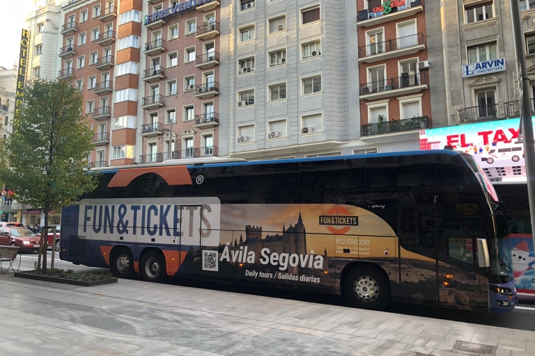Depuis Madrid : excursion d'une journée à Avila et Ségovie