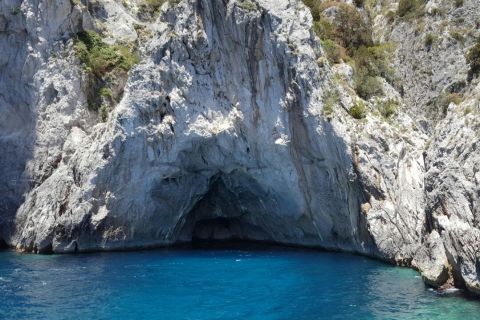 Sorrento o Positano: crociera privata sull'isola di Capri intera giornata