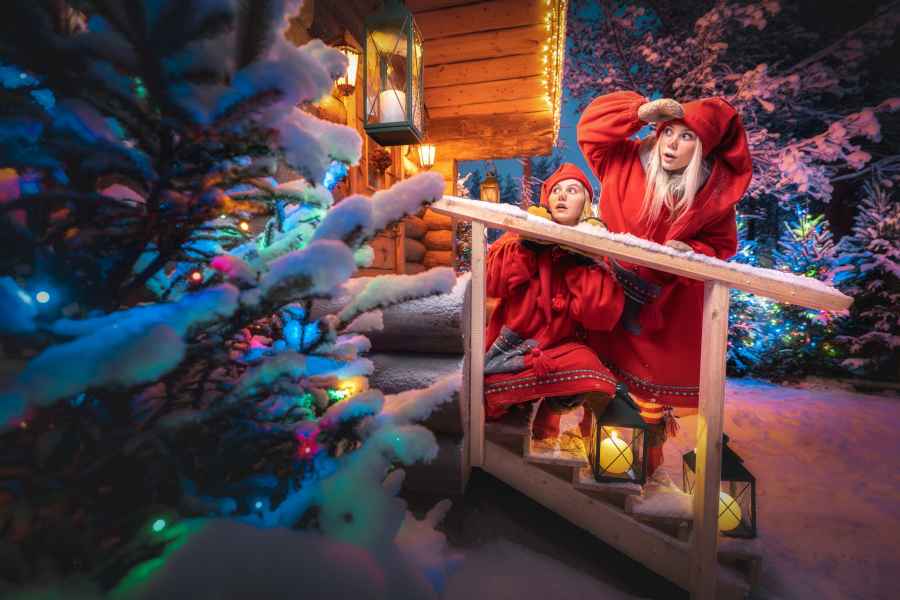 Rovaniemi: Elfenmützen-Akademie im Dorf des Weihnachtsmanns. Foto: GetYourGuide