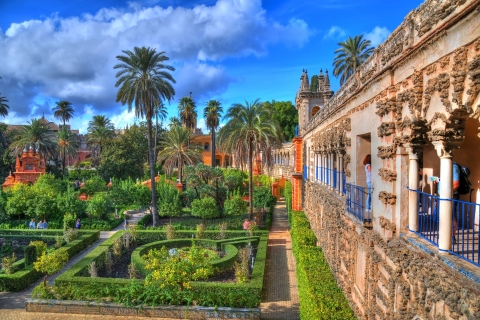 Von der Costa del Sol: Sevilla und der Königspalast AlcázarPrivate Tour mit Abholung in Malaga