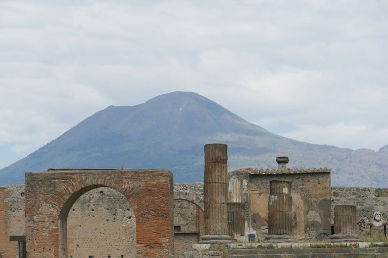 Van Napels: Pompeii en Herculaneum Tour met lokale lunch