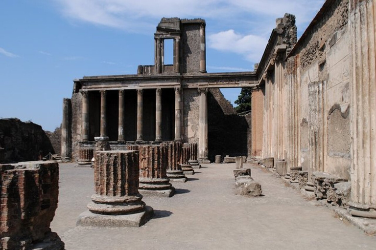 Van Napels: Pompeii en Herculaneum Tour met lokale lunch