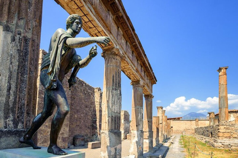 Desde Nápoles: tour de Pompeya y Herculano con almuerzo local