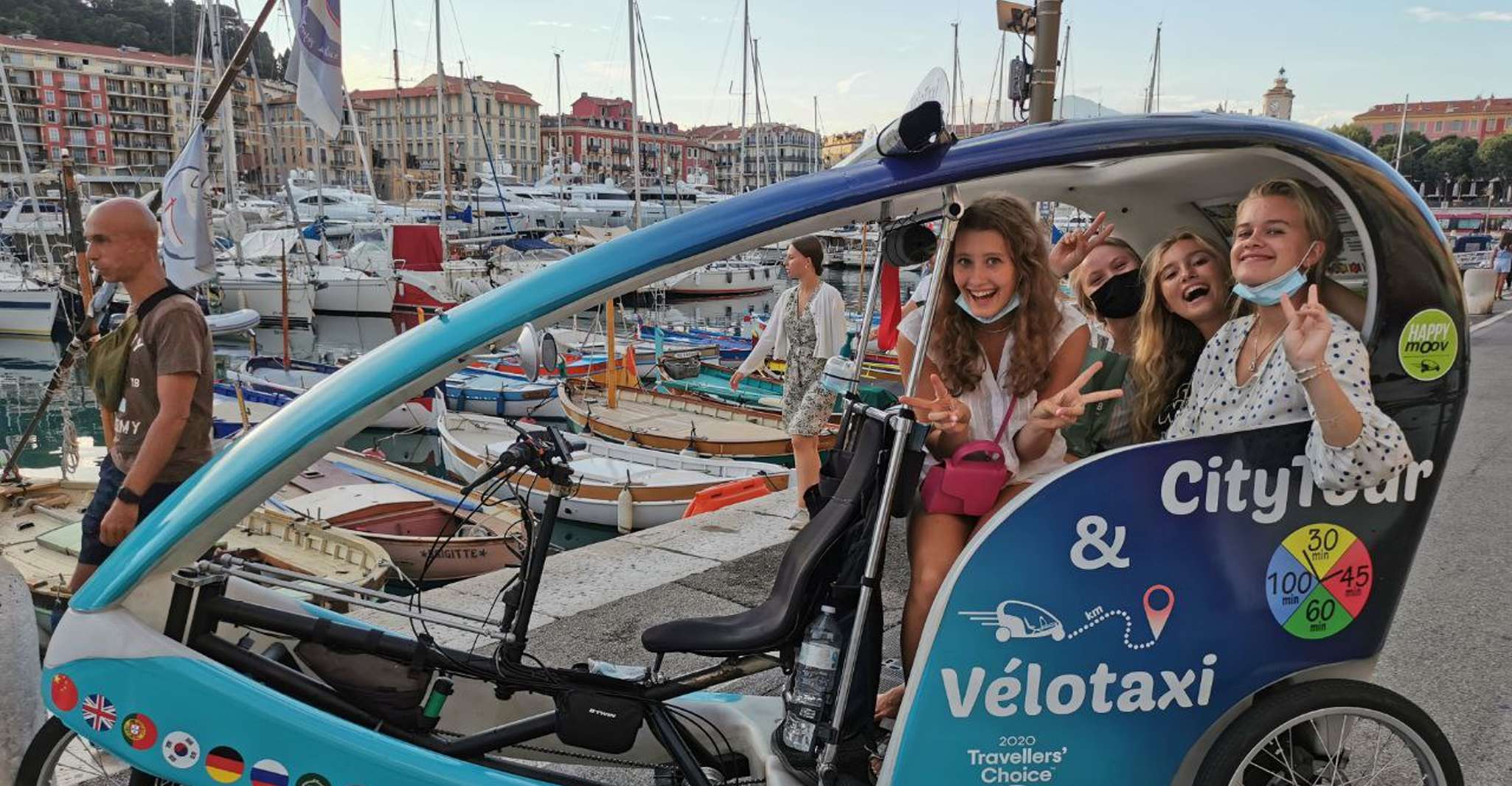 Nice, Tour Guiado Privado por Electric Bike Taxi - Hizvo