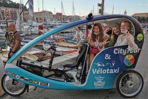 Nizza: Geführte Privatrundfahrt im elektrischen VélotaxiLe Bella Nissa Tour - von 35 bis 45 Minuten