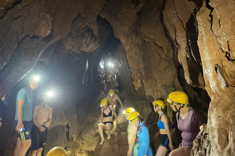 Phong Nha: Zipline Dark Cave & Paradise Cave Exploration Option 4: Full Adventure Experience - Drop-off in Hue