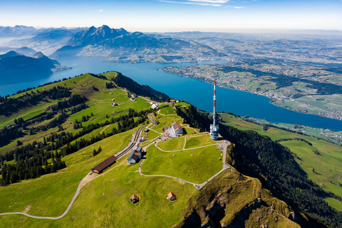 Depuis Lucerne : Excursion au Mont Rigi avec croisière et téléphériqueAu départ de Lucerne : Excursion d'une journée au Mont Rigi avec croisière et téléphérique