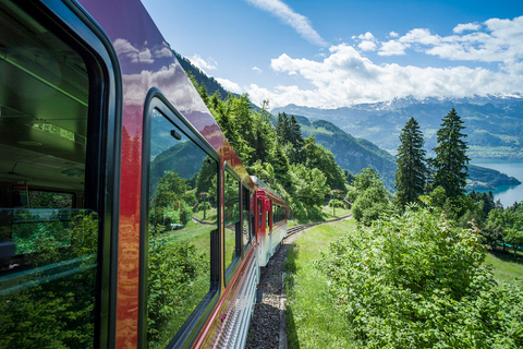 Vanuit Luzern: Dagtocht naar de berg Rigi met cruise en kabelbaanVanuit Luzern: dagtrip naar de berg Rigi met cruise en kabelbaan